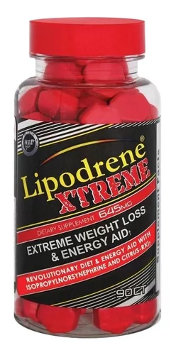 Lipodrene rojo 90 pastillas