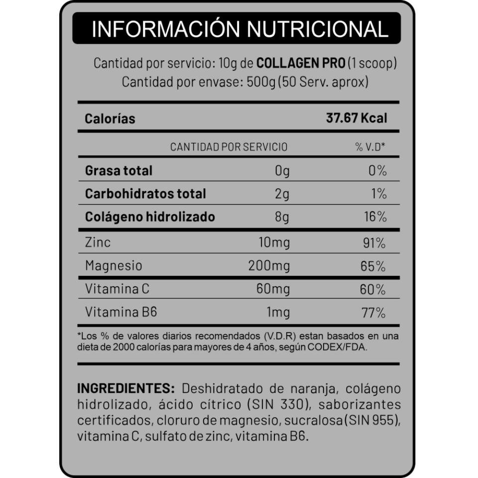 Collagen pro 500 gr -UN - Imagen 2