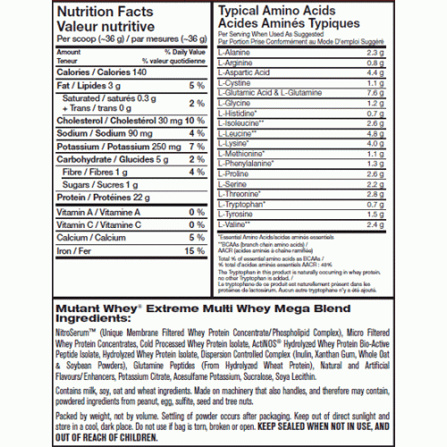 Mutant whey 10 libras - Imagen 3