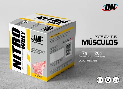 Nitro whey caja (10 sobres)- UN - Imagen 2