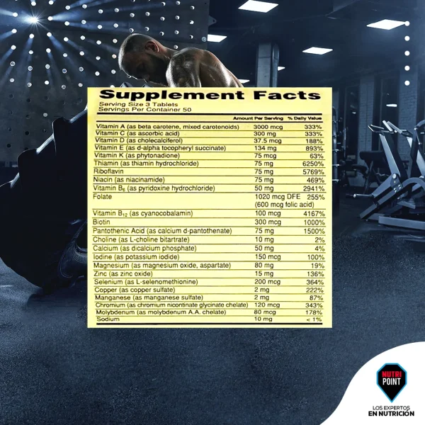 Optimen 150 Tabletas – Optimum Nutrition - Imagen 2